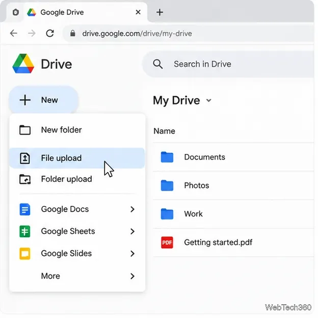 Comment importer des fichiers sur Google Drive : 4 méthodes simples