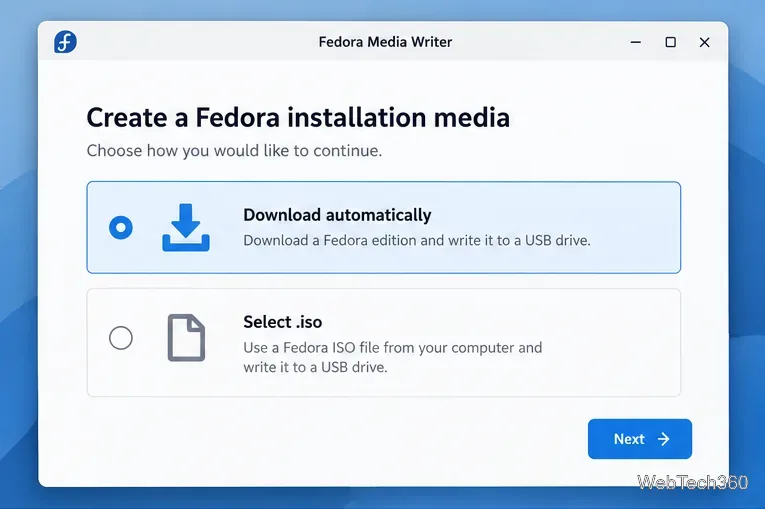 Come utilizzare Fedora Media Writer per creare una chiavetta USB di installazione di Fedora