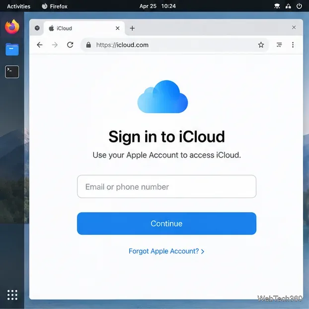 Comment utiliser iCloud sous Linux via votre navigateur Web