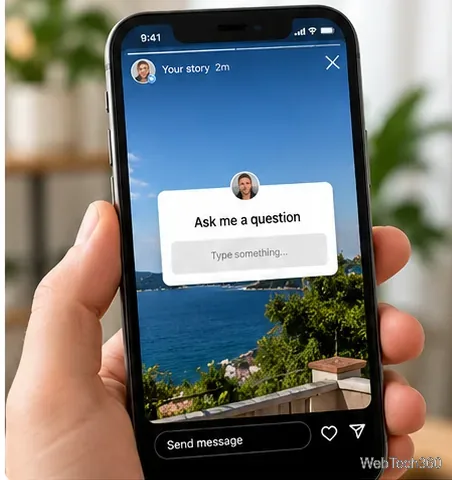 視聴者がタップできる質問ボックスを表示するInstagramストーリーを公開しました