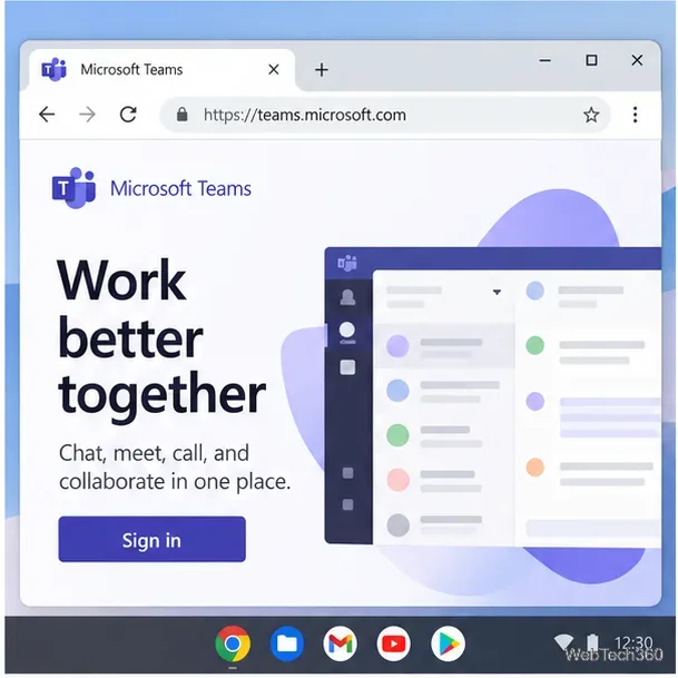 Как использовать Microsoft Teams на Chromebook