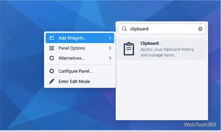 How to Use the KDE Plasma 5 Clipboard Manager (Klipper)