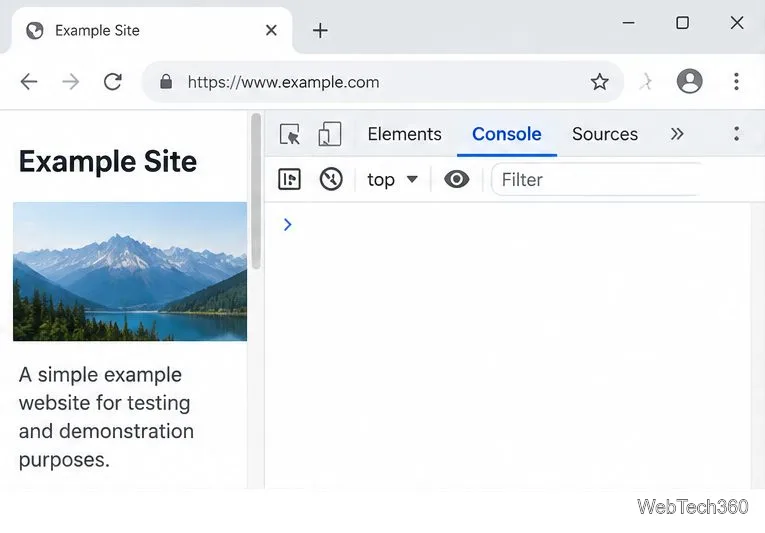 Come visualizzare e salvare un registro della console del browser