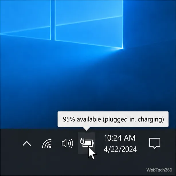 Come visualizzare la percentuale della batteria nella barra delle applicazioni di Windows 10