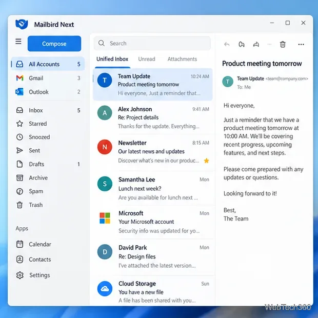 Cliente de correo electrónico Mailbird: Guía de revisión y configuración
