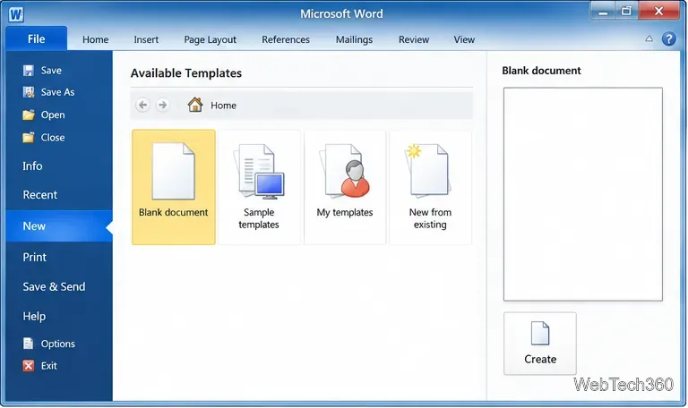 Șabloane Microsoft Word 2010: Găsiți-le, utilizați-le și creați-le