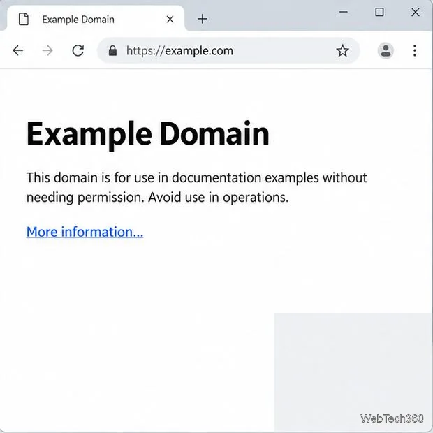 Testați o destinație web publică într-un browser după ce confirmați că domeniul este cel așteptat.