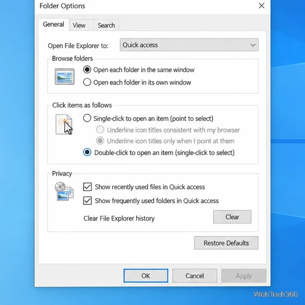 Ustawienia urządzeń i myszy systemu Windows 10 z wyróżnionymi dodatkowymi opcjami myszy