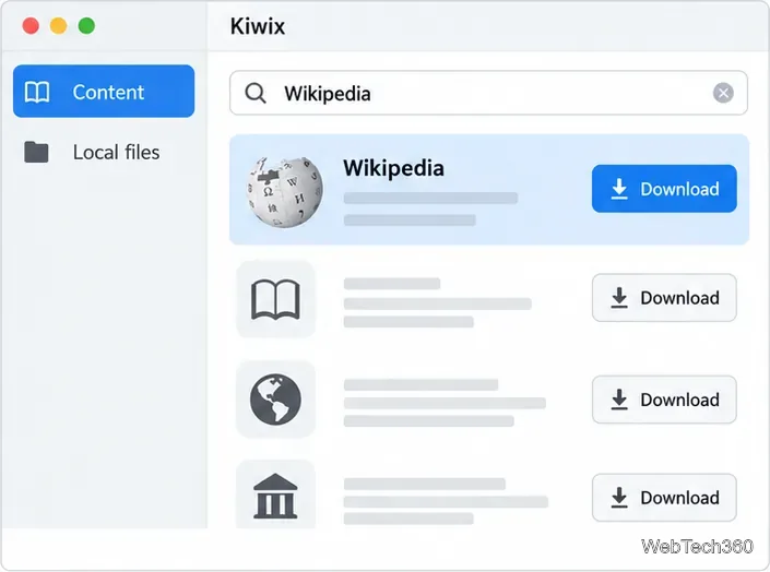 Lettore offline di Wikipedia per computer: come usare Kiwix