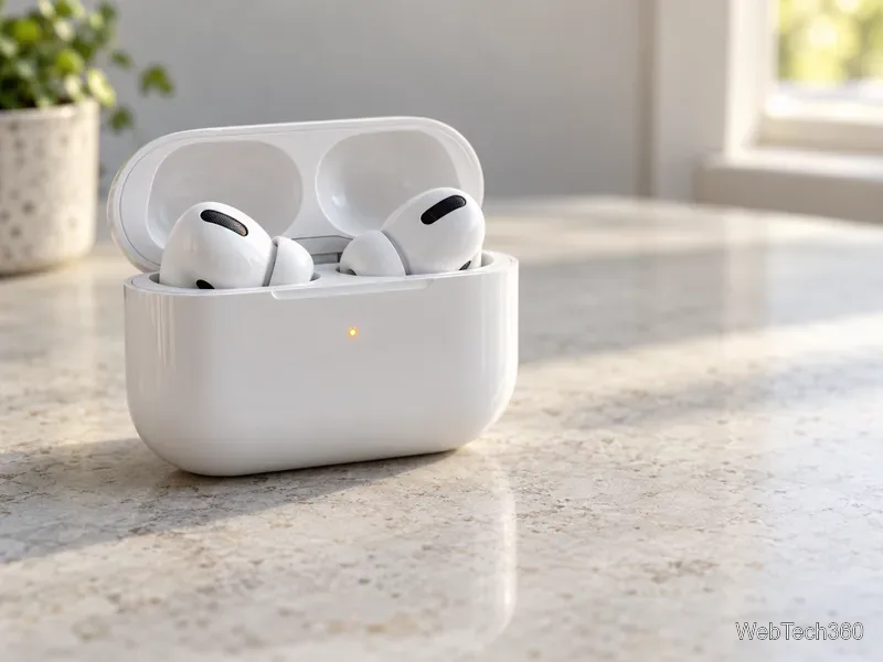 Luz laranja nos AirPods: o que significa e quando reiniciar