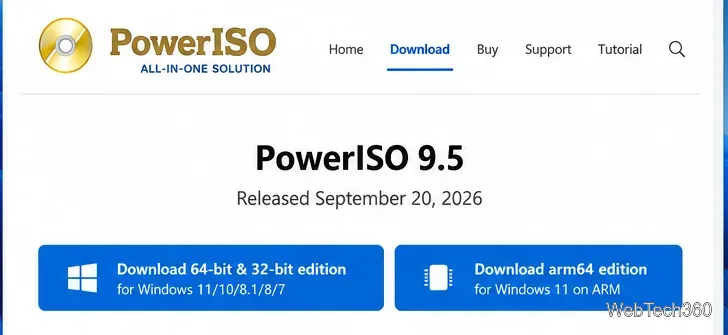 PowerISO: cos'è, come scaricarlo e come usarlo.