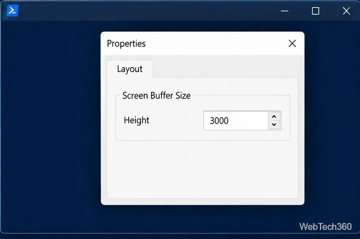 PowerShell non scorre verticalmente? Risolvi il problema dello scorrimento all'indietro