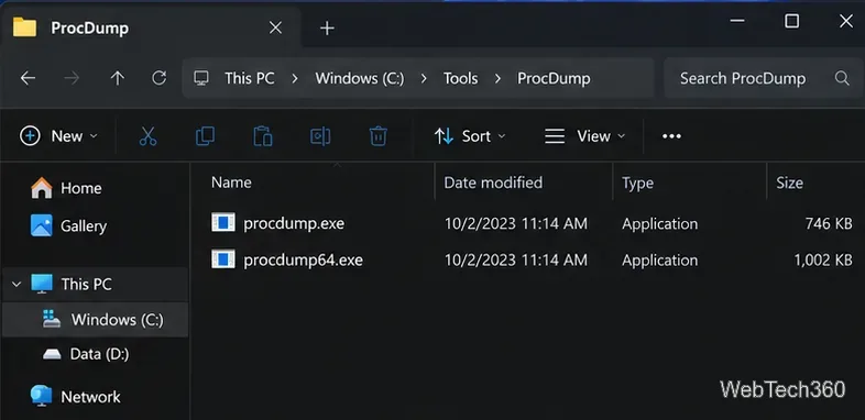 ProcDump : Capturez les vidages de processus pour diagnostiquer les pics et les plantages du processeur