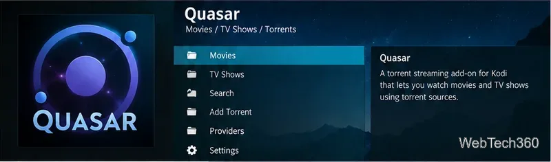 Quasar Kodiアドオン：従来のインストール手順とエラー修正方法