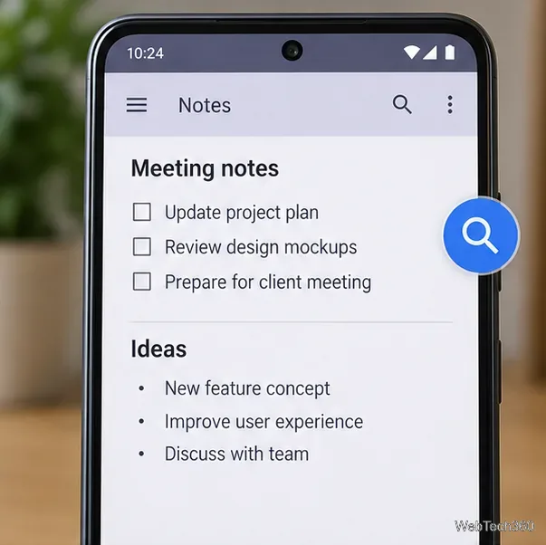 Android版検索：どこからでもスマートフォンやウェブを検索