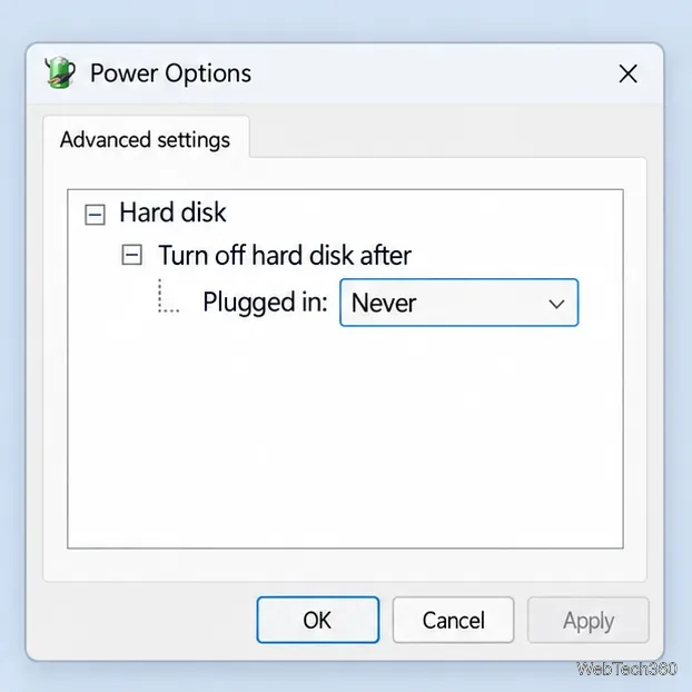 Verhindern, dass Ihre externe Festplatte unter Windows in den Ruhemodus wechselt