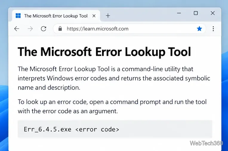 Windowsのエラーコードの意味とは？Microsoftのツールで調べてみよう