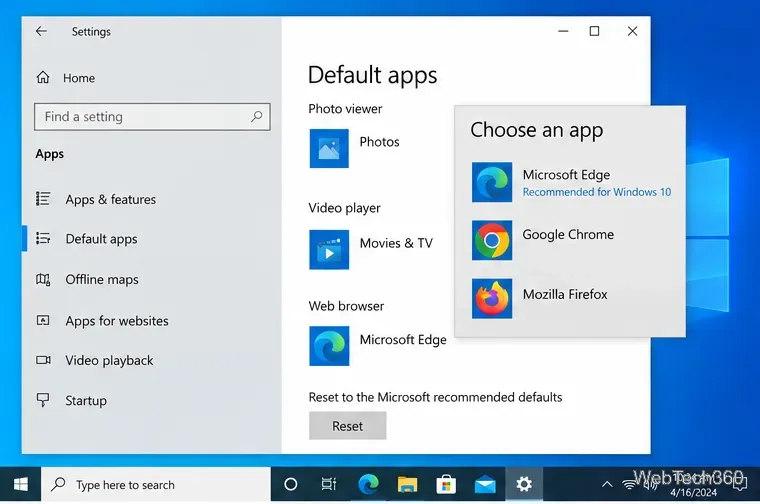 Браузер по умолчанию в Windows 10 постоянно сбрасывается? Решите эту проблему с помощью этих решений.