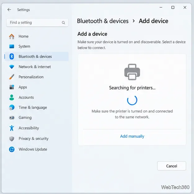 Diálogo de confirmação do Windows 11 perguntando se deseja remover a impressora selecionada.