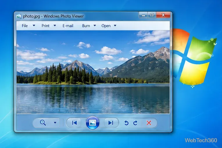 Vizualizator foto Windows 7 pentru Windows 7: Ce a schimbat tema