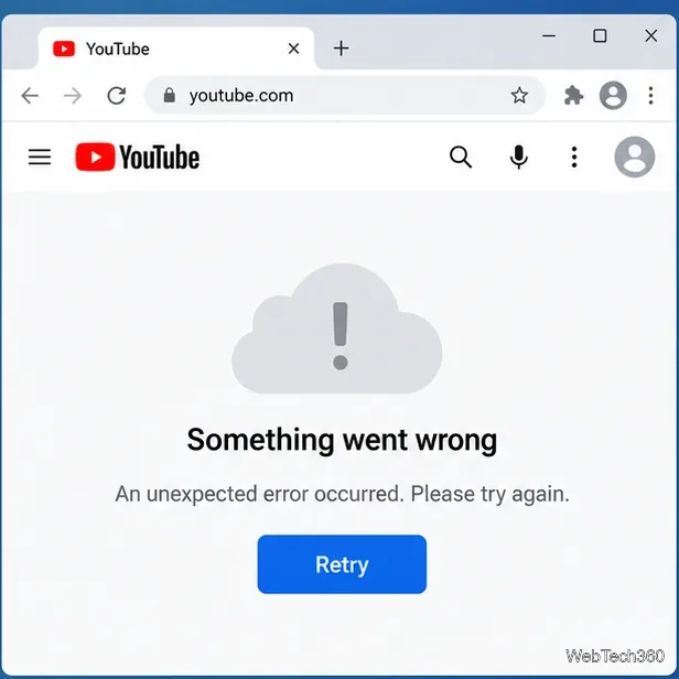 Error de YouTube “Algo salió mal”: Cómo solucionarlo
